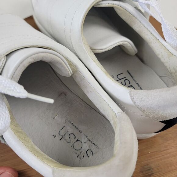 Slash Comptoir des Cotonniers White Leather Sneakers Womens Shoe Sz Eu 38 US 7.5 - Picture 15 of 15